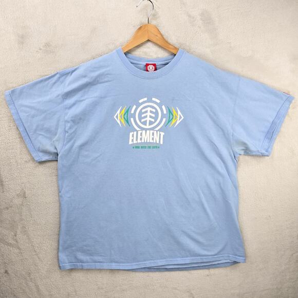 Element Other - Element Skateboard Shirt Men XXL Blue Skater Streetwear Vintage Y2K Grunge